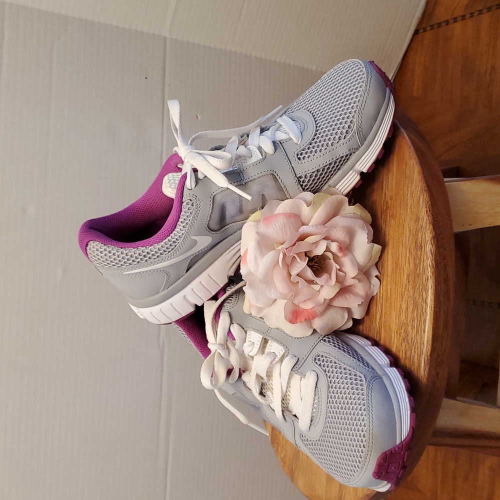 Nike Dual Fusion ST2 454240-010 Grey Sneakers Running Athletic Shoes, Size 9